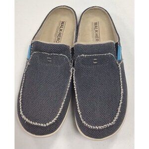 Grey Walk Hero Womens 11 Slippers with Arch Support Indoor Outdoor Shoes Slip-On
